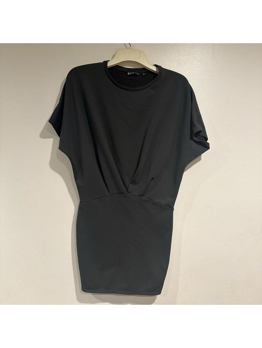 ATHLETA Pronto Dress Pleated Active Athletic Gray 291869 Black  Size S